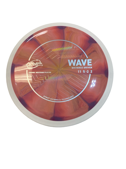 Vist Large View of Product Image Which is Used MVP COSMIC NEUTRON WAVE Disc Golf Driver White