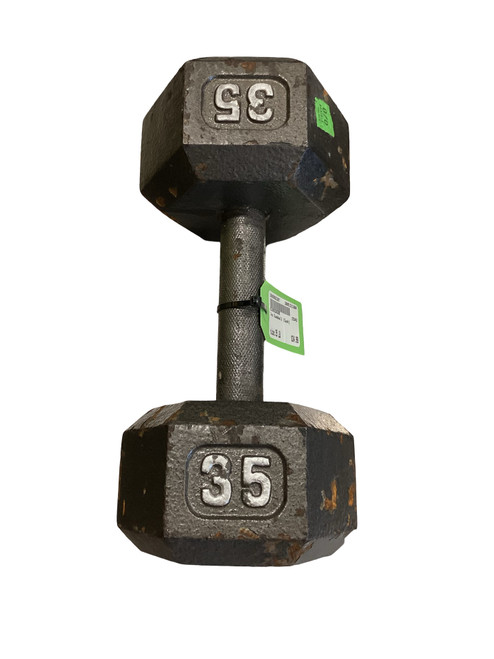 Vist Large View of Product Image Which is Used Hex Dumbbell (Each) 35 lb