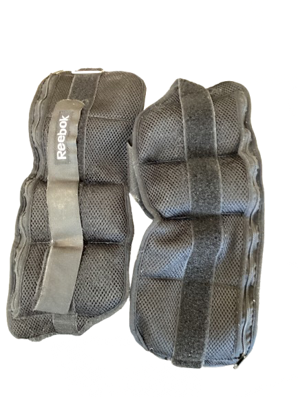 Vist Large View of Product Image Which is Used Ankle Weights Black 4 lb