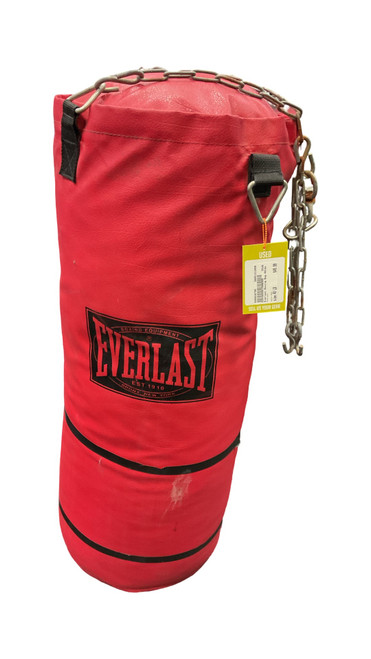 Vist Large View of Product Image Which is Everlast Boxing Heavy Bag Red 40 lb