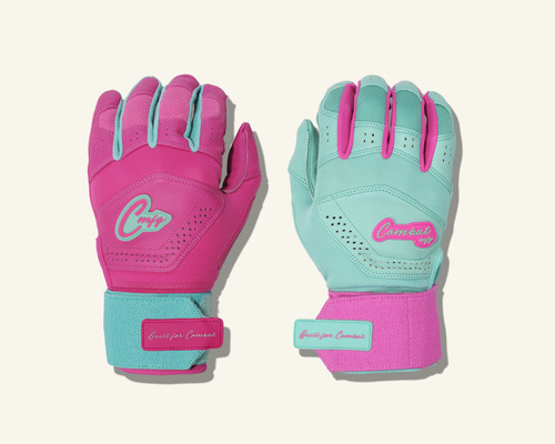 Vist Large View of Product Image Which is Combat Ying Yang Long Strap Batting Gloves