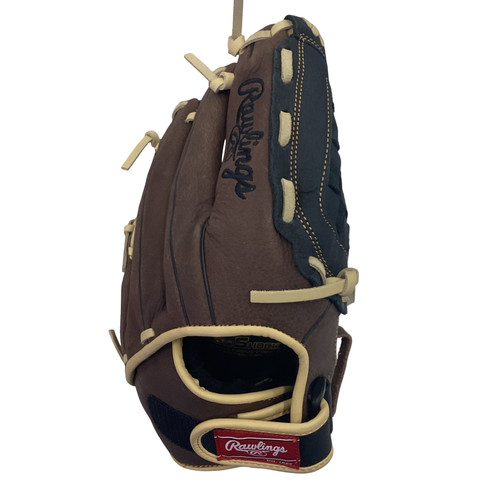 Vist Large View of Product Image Which is Used Rawlings RBG36BC BB/SB Glove RH Throw Brown 12 1/2"
