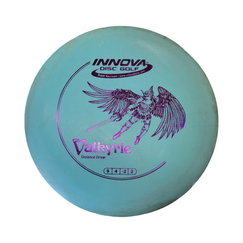 Vist Large View of Product Image Which is Used Innova VALKRYRIE Disc Golf Driver Carolina Blue