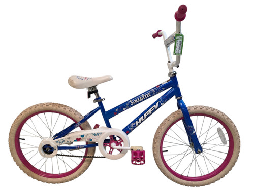 Vist Large View of Product Image Which is Used Huffy SEASTAR Cruiser Bike Girls Royal Blue 20"