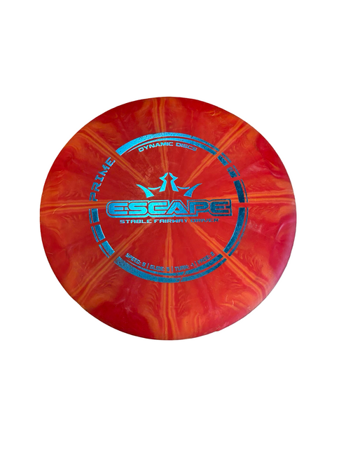 Vist Large View of Product Image Which is Used Dynamic Discs ESCAPE Disc Golf Driver Red