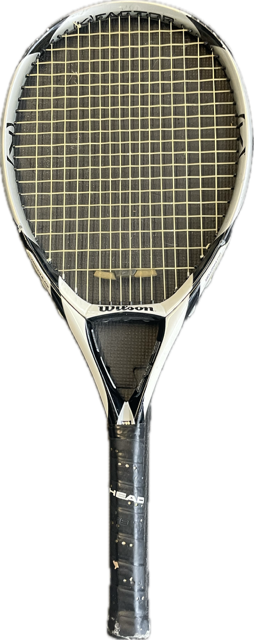 Vist Large View of Product Image Which is Used Wilson K THREE Adult Tennis Racquet Black Unknown