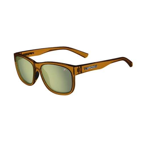 Vist Large View of Product Image Which is New Tifosi Swank XL Biking Glasses- Honey Frame/Golf Tennis Tint Lens