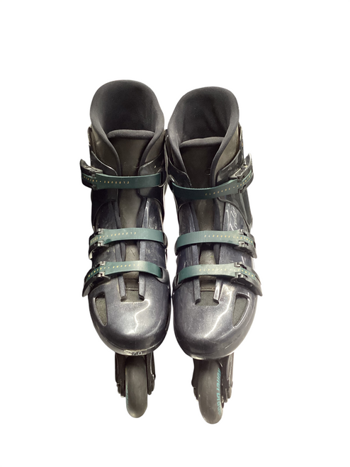 Vist Large View of Product Image Which is Used Rollerblade BRAVOBLADE GLX Senior Rec Fitness Skates Black Senior 9