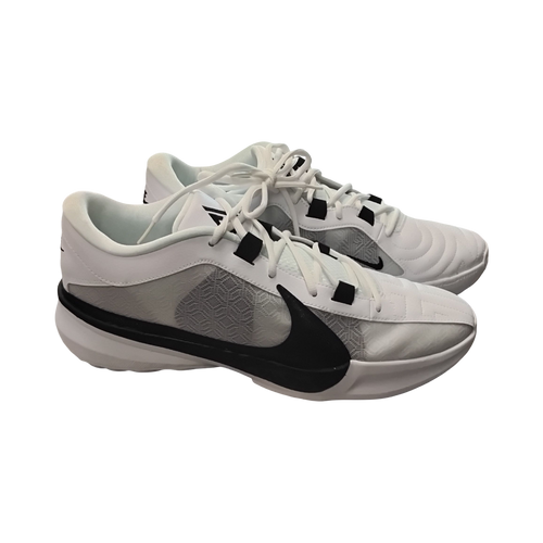 Vist Large View of Product Image Which is Used Nike ZOOM FREAK 5 TB Basketball Shoes M White Senior 12.5