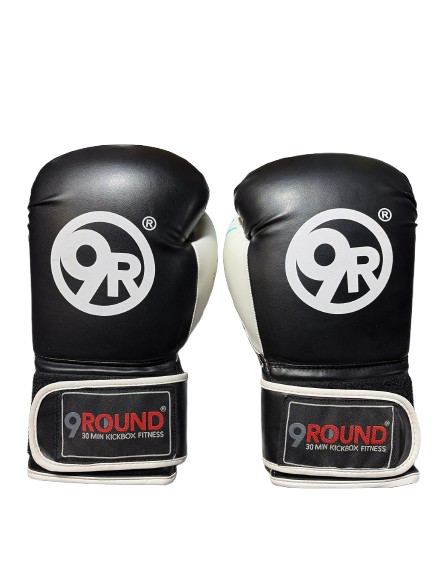 Vist Large View of Product Image Which is Used 9 ROUND KICKBOX GLOVES Boxing Gloves Black Senior