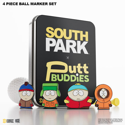 Vist Large View of Product Image Which is Puttbuddies South Park Ball Marker Set