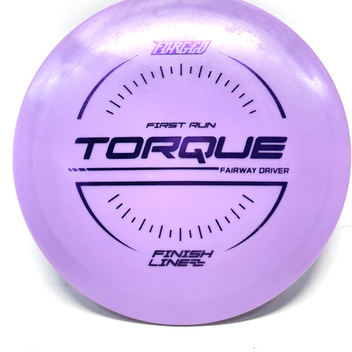 Vist Large View of Product Image Which is Used FINSIH LINE FORGED TORQUE Disc Golf Driver Purple 170g