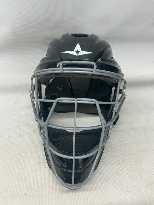Vist Large View of Product Image Which is Used All-Star MVP2400 Catchers Helmet w/Mask Black L/XL