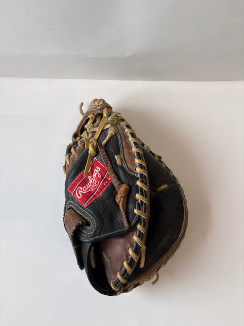Vist Large View of Product Image Which is Used Rawlings RCM325 SB CATCHERS MITT BB/SB Catchers RH Throw None 32 1/2"