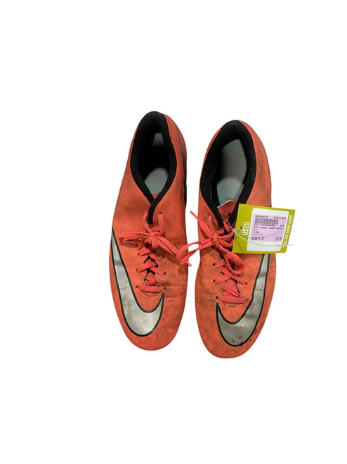 Vist Large View of Product Image Which is Used Nike Soccer Cleats Pink Senior 10