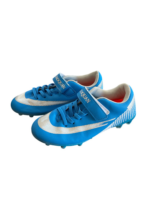 Vist Large View of Product Image Which is Used Soccer Cleats Royal Blue Junior 04