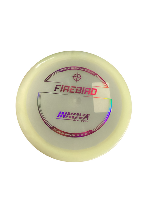 Vist Large View of Product Image Which is Used Innova FIREBIRD Disc Golf Driver White