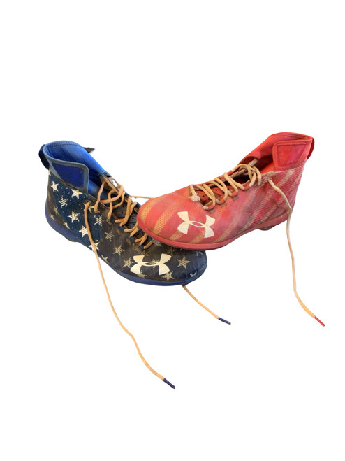 Vist Large View of Product Image Which is Used Under Armour BH BASEBALL CLEATS BB/SB Cleats Royal Blue Senior 14