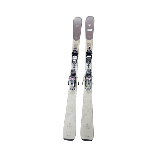 Vist Large View of Product Image Which is Used Rossignol EX82 W/LOOK XPRESS 151 Womens DH Ski/Binding Brown 151 cm