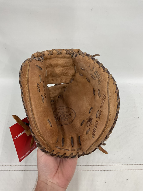 Vist Large View of Product Image Which is Used Louisville Slugger GN14-BN BB/SB Catchers RH Throw Brown 30"