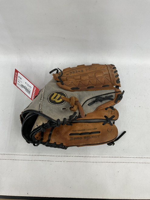 Vist Large View of Product Image Which is Used Wilson A2476 BB/SB Glove RH Throw Brown 12 1/2"