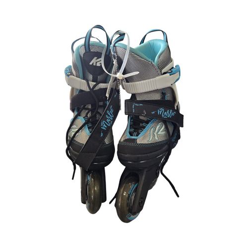 Vist Large View of Product Image Which is Used K2 MARLEE ADJ SKATES 11Y-2 Child Rec Fitness Skates Grey Adjustable