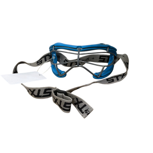 Vist Large View of Product Image Which is Used STX 4 SIGHT PLUS Lacrosse Facial Protect Carolina Blue Senior