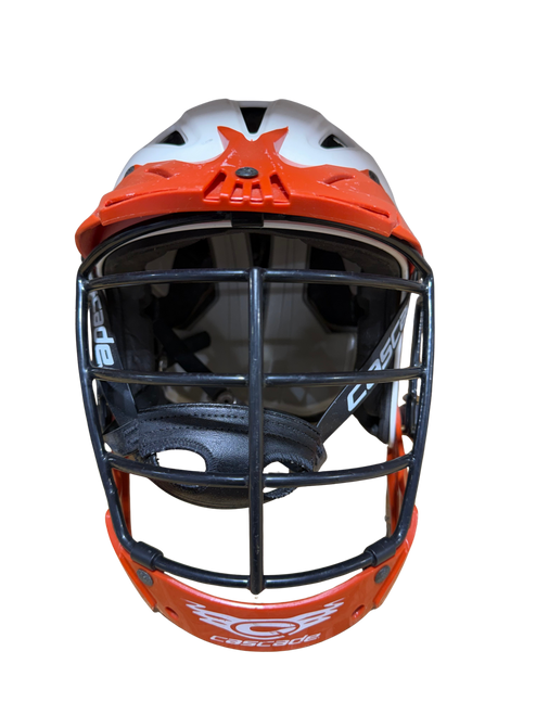 Vist Large View of Product Image Which is Used Cascade CASCADE R Lacrosse Helmet White One Size