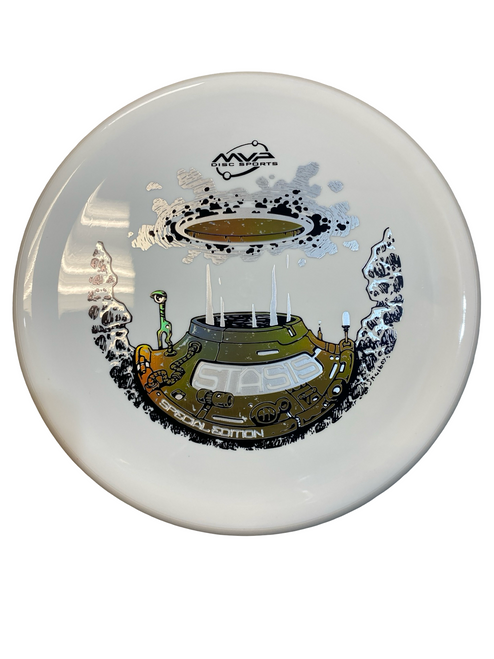 Vist Large View of Product Image Which is Used MVP NEUTRON STASIS Disc Golf Putter White