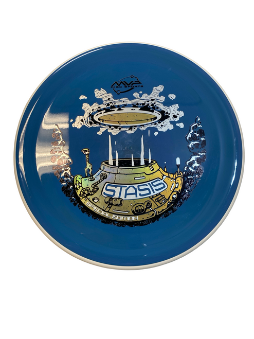 Vist Large View of Product Image Which is Used MVP NEUTRON STASIS Disc Golf Putter White