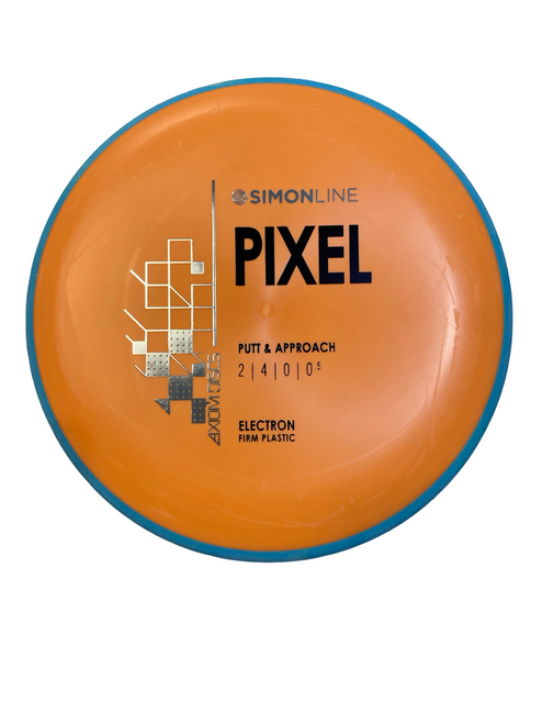 Vist Large View of Product Image Which is Used Axiom ELECTRON FIRM PIXEL Disc Golf Putter White