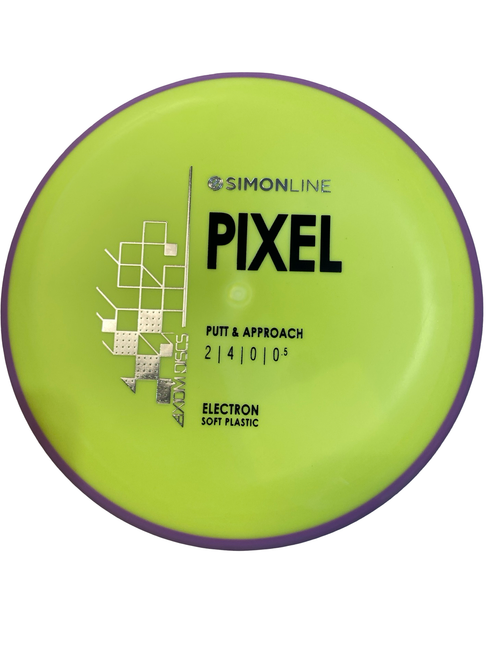 Vist Large View of Product Image Which is Used Axiom ELECTRON SOFT PIXEL Disc Golf Putter White