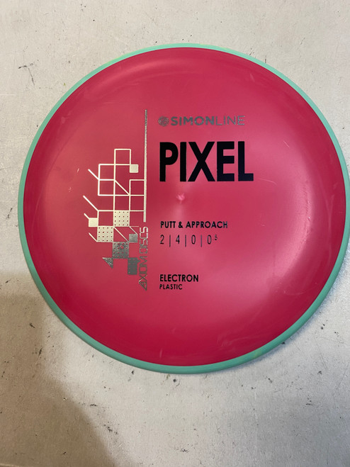 Vist Large View of Product Image Which is Used Axiom ELECTRON PIXEL Disc Golf Putter White