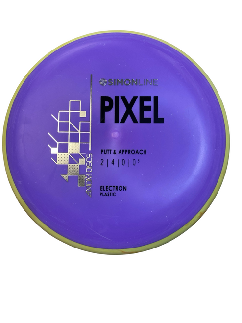 Vist Large View of Product Image Which is Used Axiom ELECTRON PIXEL Disc Golf Putter White