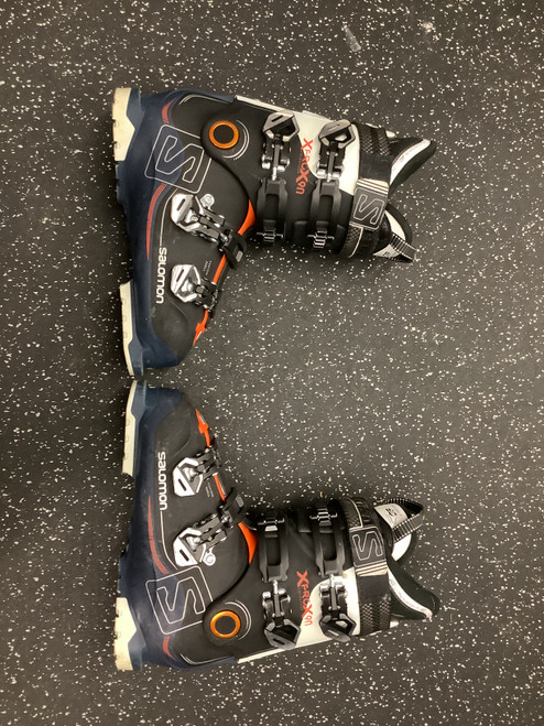 Vist Large View of Product Image Which is Used Salomon XPRO X90 Mens DH Ski Boot Black 270 MP - M09 - W10