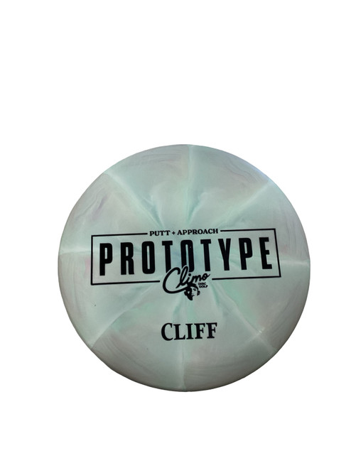 Vist Large View of Product Image Which is Used Discraft CLIMO PROTOTYPE CLIFF Disc Golf Putter Royal Blue 172g