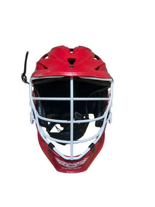 Vist Large View of Product Image Which is Used Cascade R Lacrosse Helmet Red MD