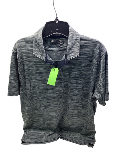 Vist Large View of Product Image Which is Used Oakley HYDROLIX DRI-FIT GREY POLO S.S. Golf Shirt M Grey LG
