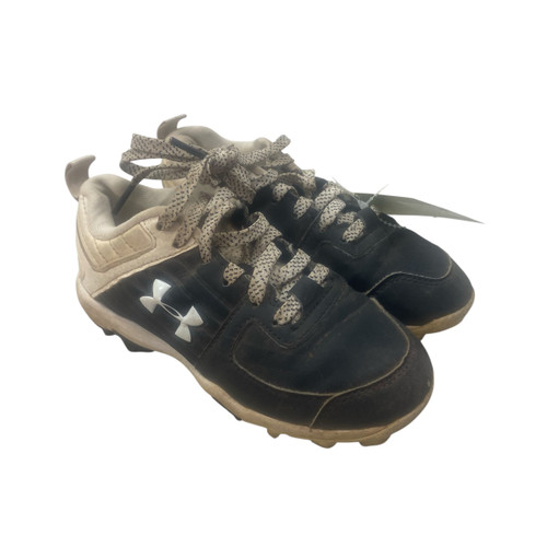 Vist Large View of Product Image Which is Used Under Armour BB CLEATS BB/SB Cleats Black Youth 11.0