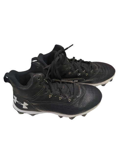 Vist Large View of Product Image Which is Black football cleat 