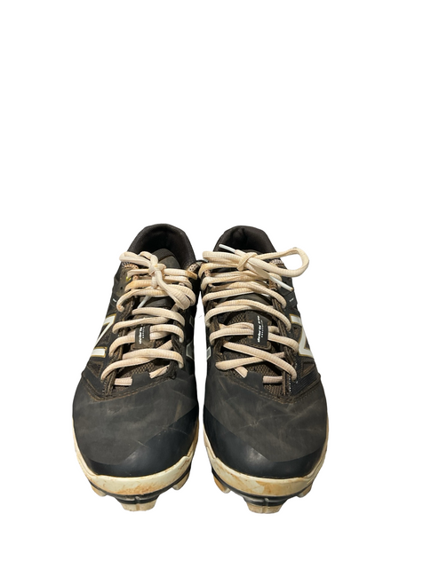 Vist Large View of Product Image Which is Used New Balance BASEBALL CLEATS BB/SB Cleats Black Junior 05.5