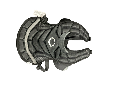 Vist Large View of Product Image Which is Used Evoshield FAST PITCH CHEST PROTECTOR Catchers Chest Protector Black Intermed