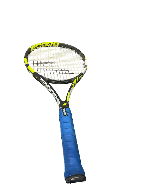 Vist Large View of Product Image Which is Used Babolat EVO Adult Tennis Racquet Black 4 3/8"
