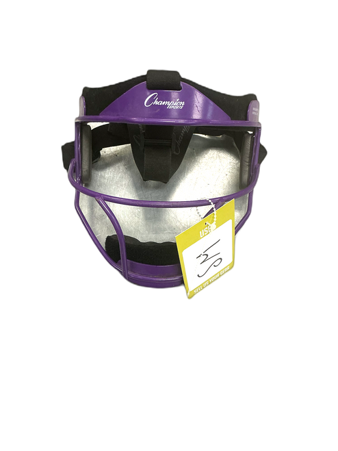 Vist Large View of Product Image Which is Used Champion Sports FIELDING MASK BB/SB Fielders Mask Purple SM