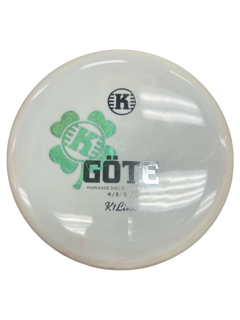 Vist Large View of Product Image Which is Used Kastaplast GOTE Disc Golf Mid Range White