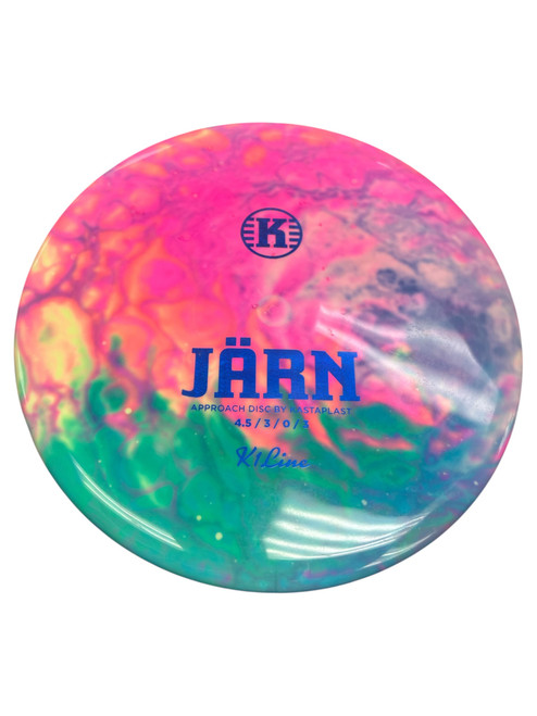 Vist Large View of Product Image Which is Used Kastaplast JARN Disc Golf Putter Pink