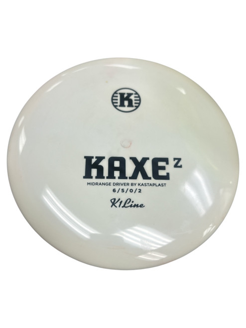 Vist Large View of Product Image Which is Used Kastaplast KAXEZ Disc Golf Mid Range White