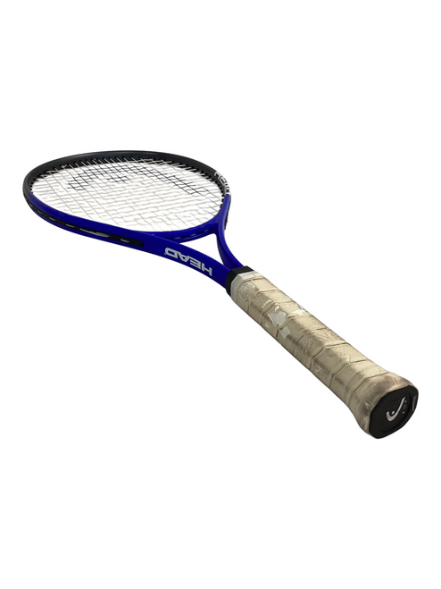 Vist Large View of Product Image Which is Used Head CONQUEST TI Adult Tennis Racquet Royal Blue 4 1/2"
