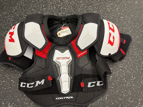 Vist Large View of Product Image Which is Used CCM JETSPEED CONTROL Senior Shoulder Pads MD