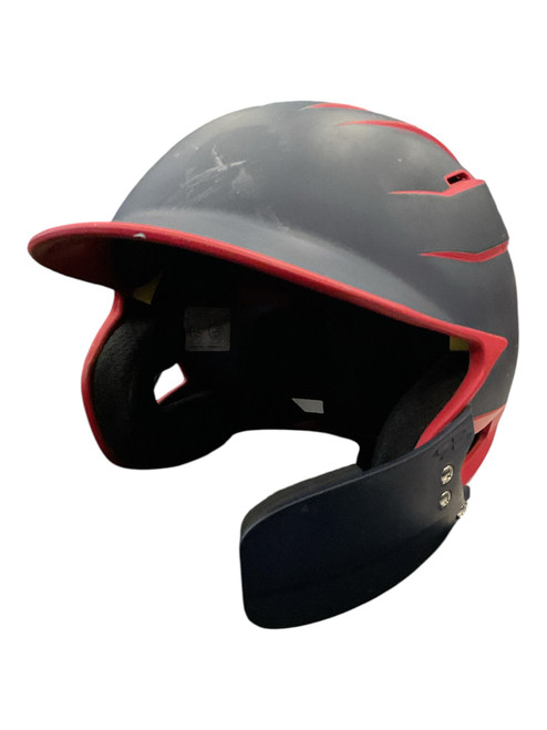 Vist Large View of Product Image Which is Used BoomBah BBH2SP-SR Batting Helmet No Mask Navy Blue One Size